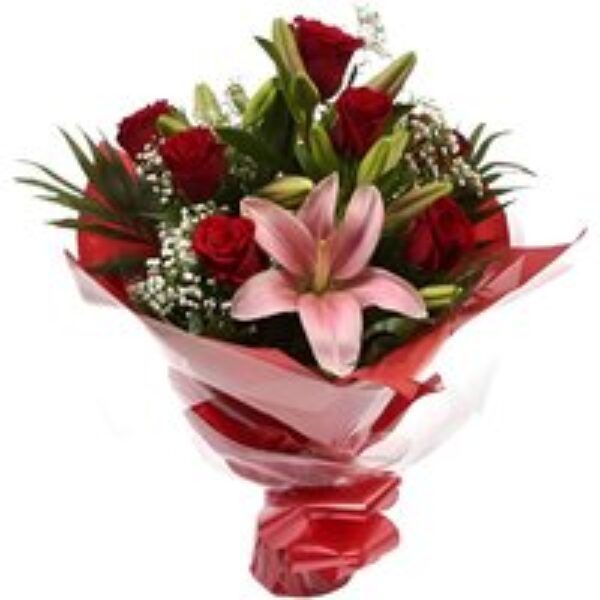 Special Rose and Lily Bouquet