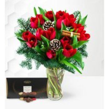 Christmas Tulips & Luxury Chocolates