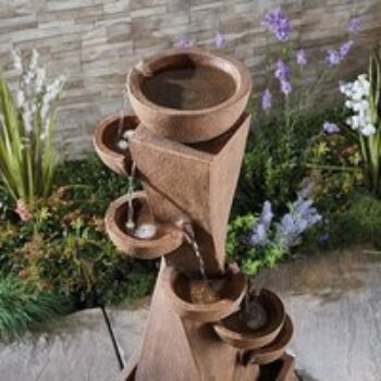 Serenity 6-Tier Bowl Tower Water Feature