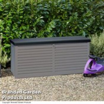 Garden Gear 490-Litre Lockable Garden Storage with Sit on Lid