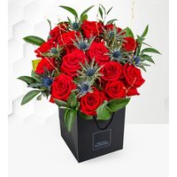 Grandeur - Valentine's Flowers - Valentine's Day Flowers - Valentine's Red Roses - Red Roses Bouquet - Send Valentine's Flowers