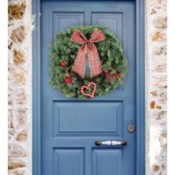 Traditional Red Wreath - Christmas Wreaths - Christmas Door Wreaths - Fresh Christmas Wreaths - Xmas Wreaths