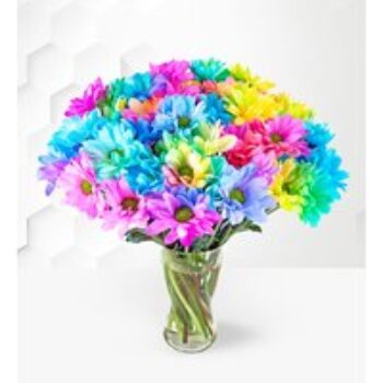 Rainbow Joy - Flower Delivery - Flowers By Post - Send Flowers - Next Day Flowers