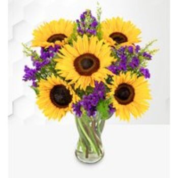 Summer Splendor - Sunflower Delivery - Sunflower Bouquet - Sunflowers Delivered UK - Bunch of Sunflowers - Summer Flowers