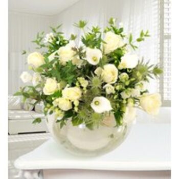 Rome - Haute Florist Bouquet - Luxury Flowers - White Bouquet - Luxury Flower Delivery