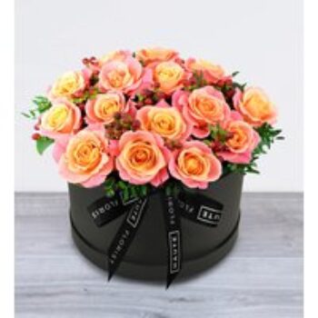 Perfectly Pink - Hat Box Flowers - Haute Florist - Birthday Flowers - Luxury Flowers - Luxury Flower Delivery