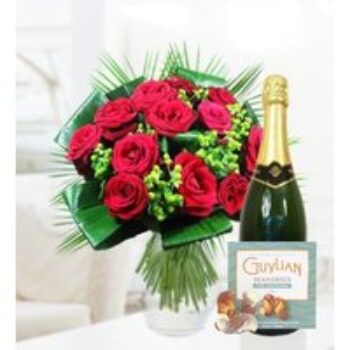 Roses & Bubbly - Free Chocs