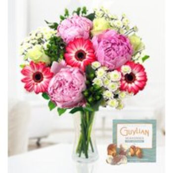 Peony Bouquet - Free Chocs