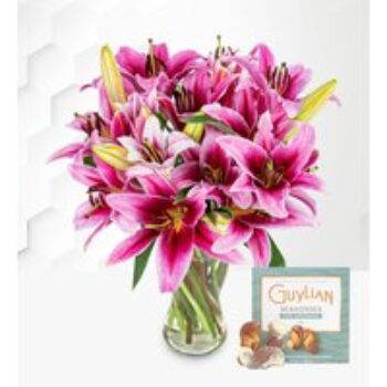 Stargazer Lilies - Free Chocs