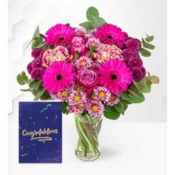 Crimson Collection with Congratulations Card