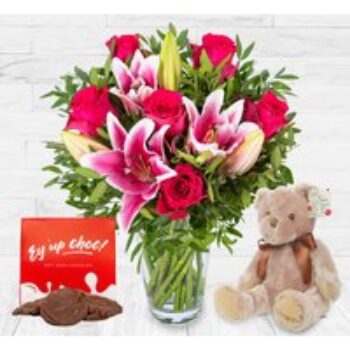 Roses and Lilies Gift Set