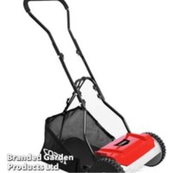 Cobra Hand Cylinder Lawn 38cm Mower With Grass Bag