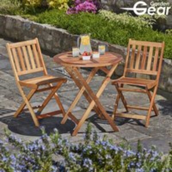 Garden Life Acacia Hardwood Bistro Set