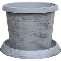 Modern Grey Patio Pot