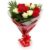 Red & White Roses Bouquet