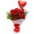 Love You Balloon & 12 Red Roses