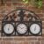 Garden Wall Clock – Black